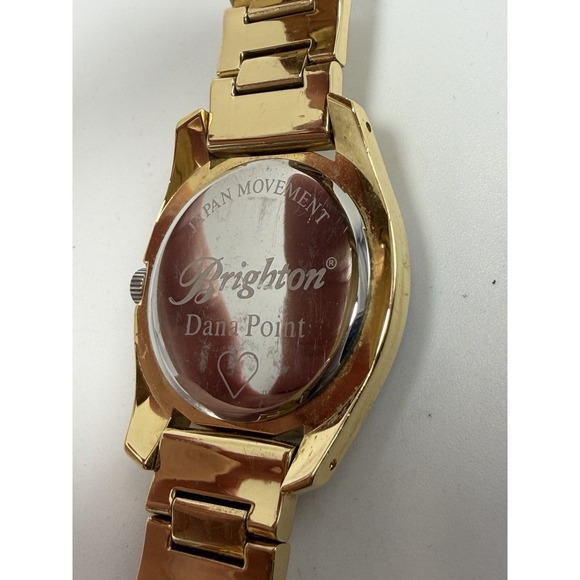 Brighton Dana Point New Battery Gold Tone Ladies Watch 36MM 7\